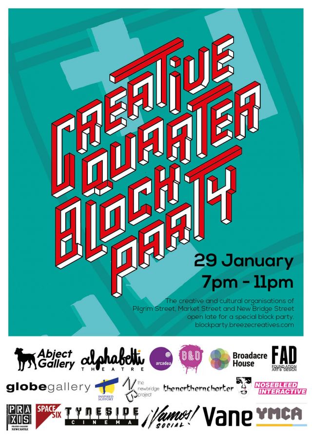Newcastle Creative Quarter Block Party | 29th January 2016